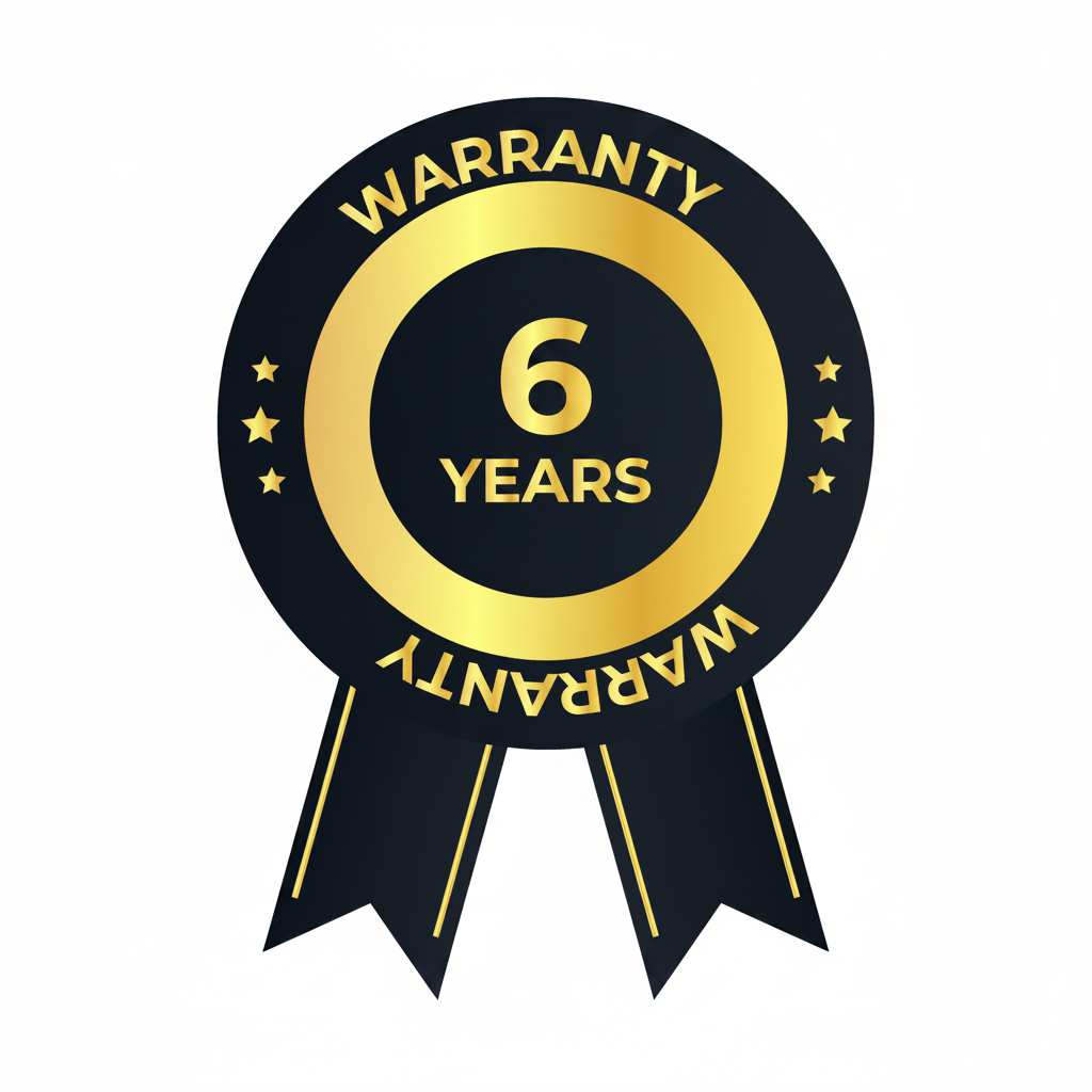 6 Years Extended Warranty